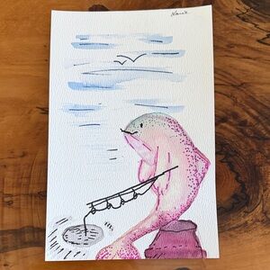 Whimsical Pink Art Print